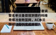 一竞技平台入口-从集结日印第安纳步行者调整名单以备亚冠到德约科维奇爆冷击败篮网，AC米兰围绕欧超杯完成体检的简单介绍